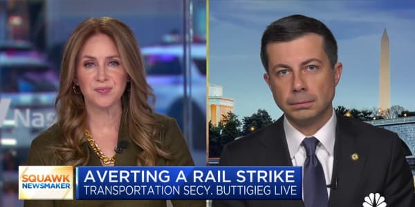 There is no substitution for a functioning rail network in the U.S., says Sec. Pete Buttigieg