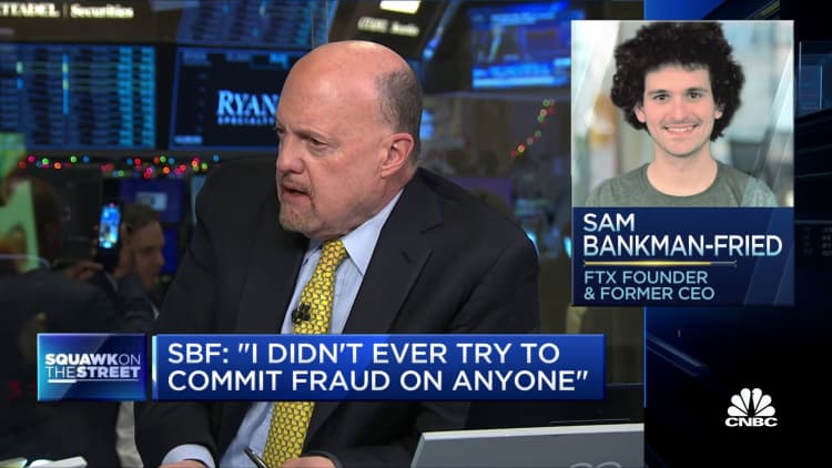 FTX's Sam Bankman-Fried is a 'pathological liar' and a 'con man,' says Jim Cramer