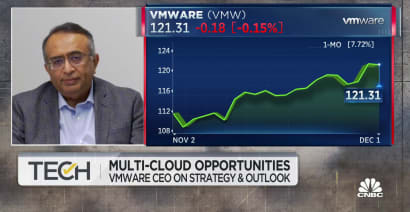 Roughly 75% of our customers use multi-cloud and data centers, says VMware CEO
