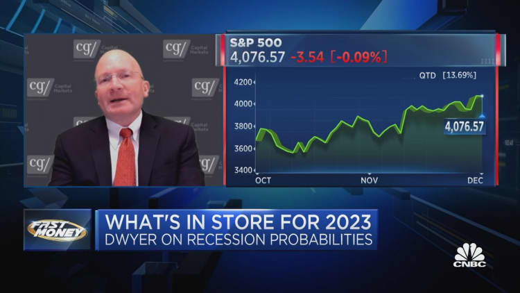Canaccord's Tony Dwyer says expect market to break low in 2023