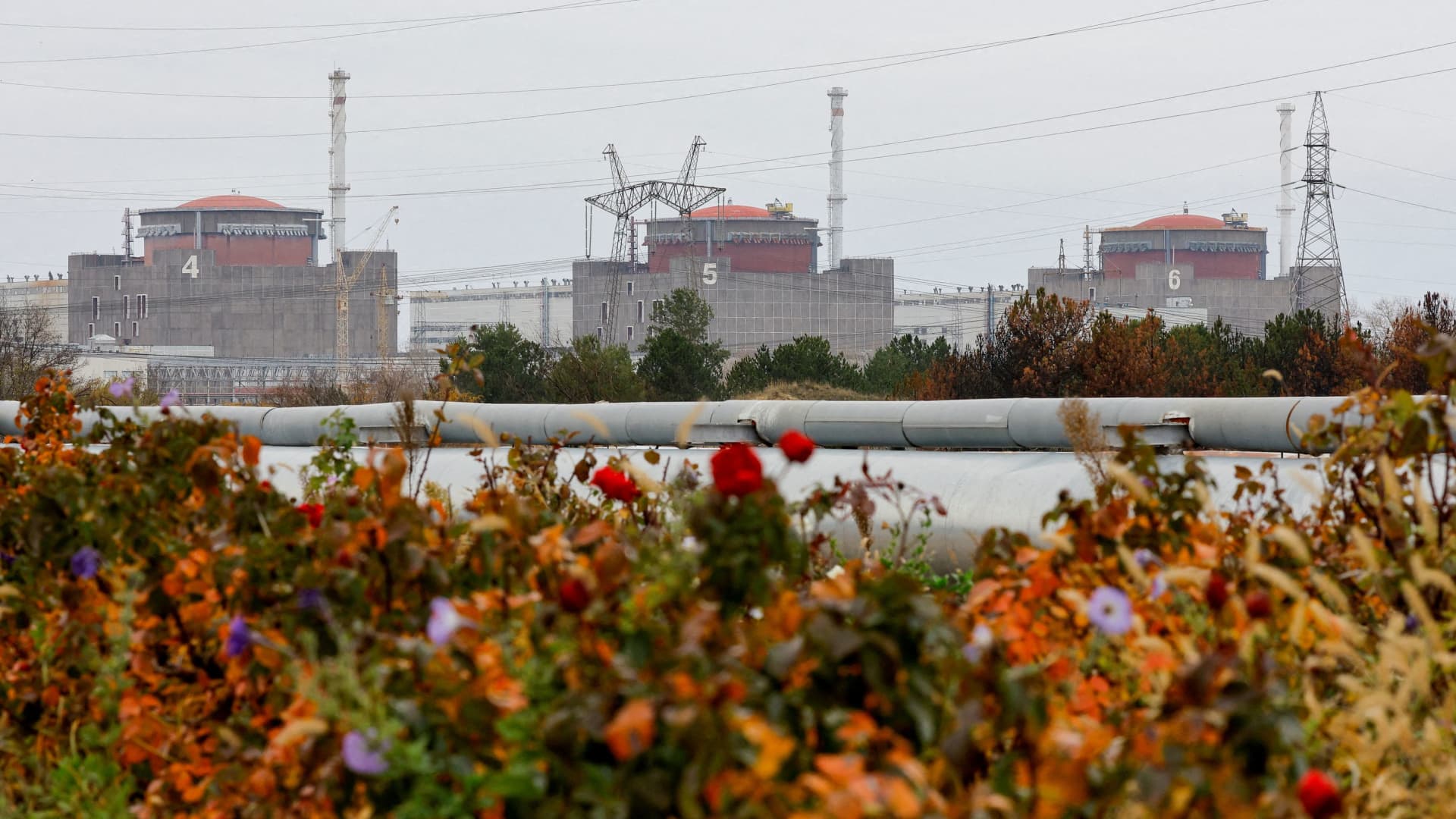 A view shows the Zaporizhzhia Nuclear Power Plant in the course of Russia-Ukraine conflict outside the city of Enerhodar in the Zaporizhzhia region, Russian-controlled Ukraine, November 24, 2022.