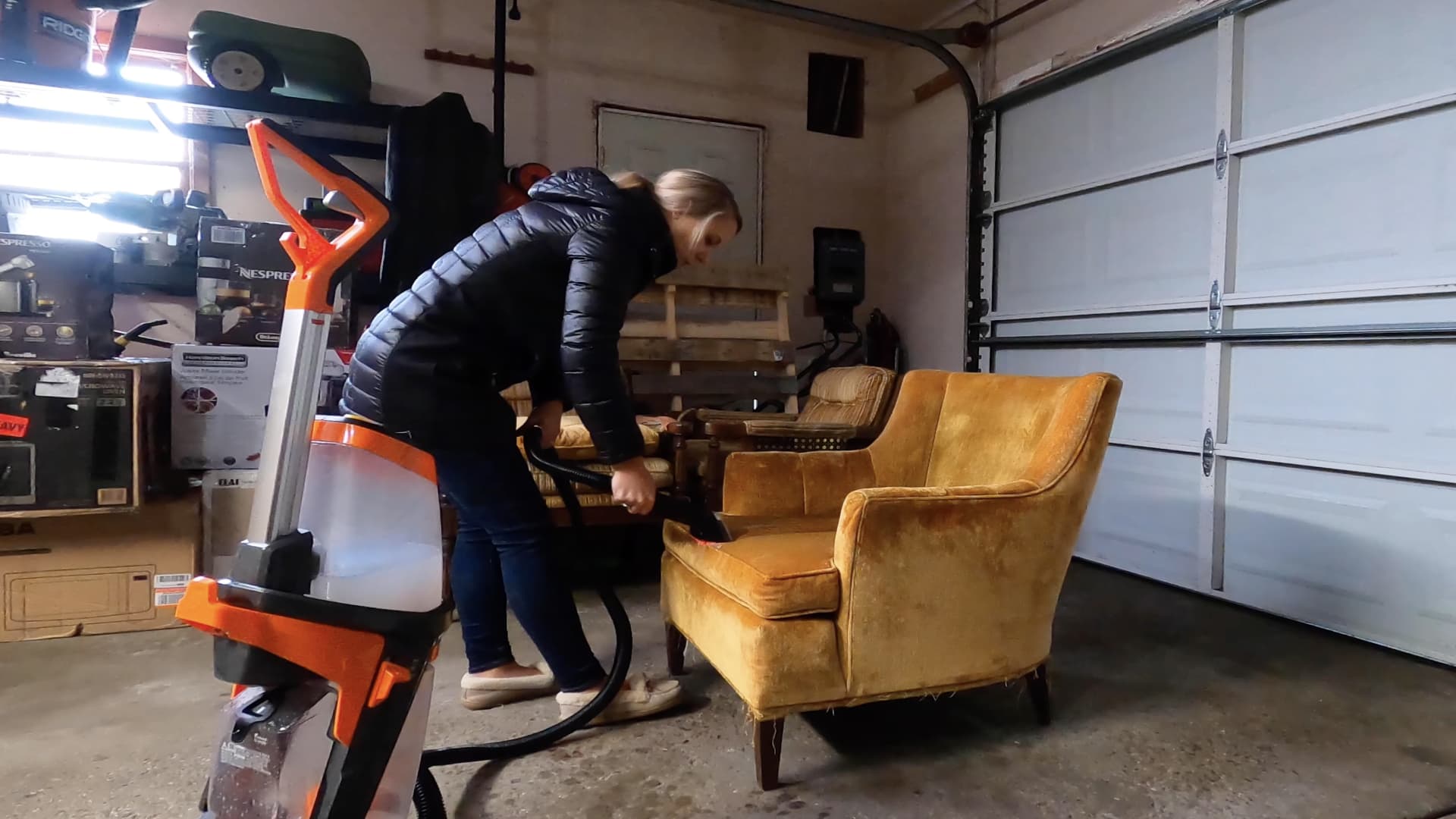 The McCauleys say some of their furniture flips are as simple as staging and taking fresh photos of the product.