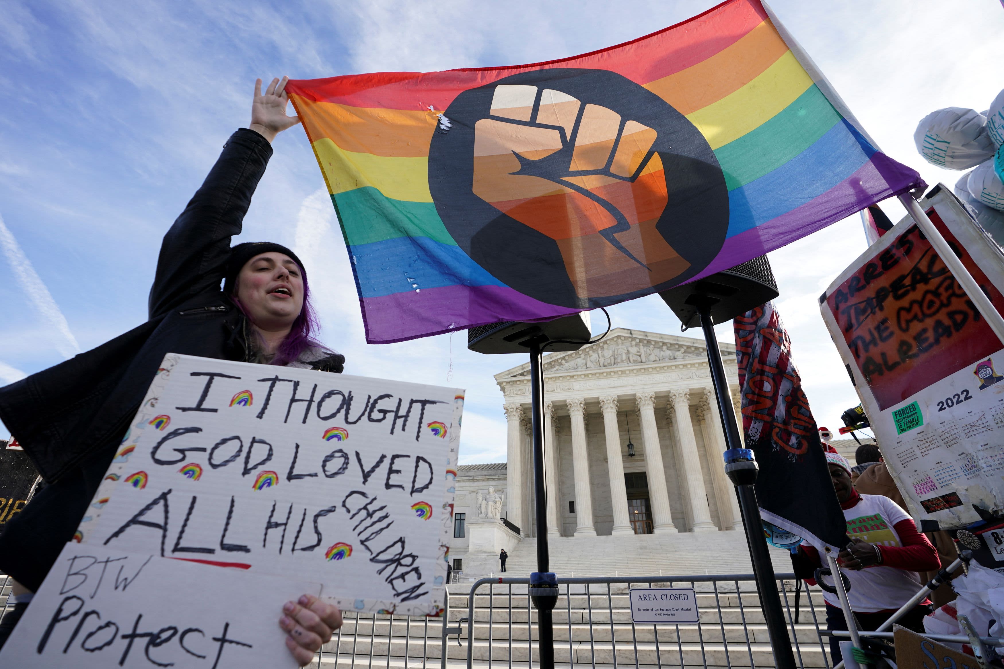 Supreme Court hears case of website refusing gay marriage work