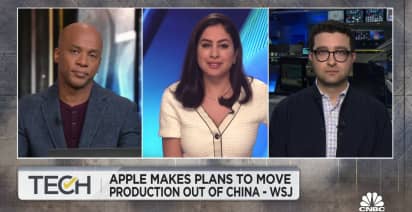 Apple plans to move production out of China and into India, reports The Wall Street Journal