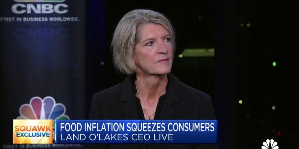 Food inflation is also hitting farmers, says Land O'Lakes CEO Beth Ford