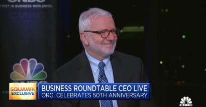 CEOs are very cautious but hopeful of a soft landing, says Business Roundtable's Josh Bolten