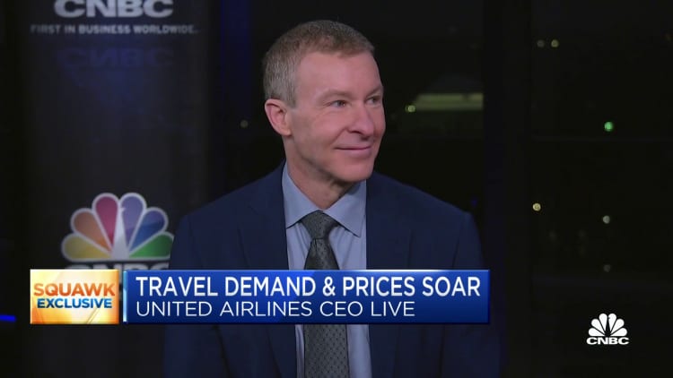United Airlines CEO Scott Kirby: Mild recession expected, but travel still sets records