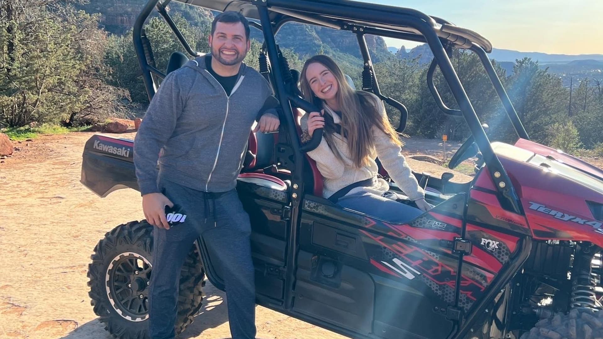 Living in Sedona makes spending time outside easy. Off-roading is a fun way to connect with nature and boost my creativity.