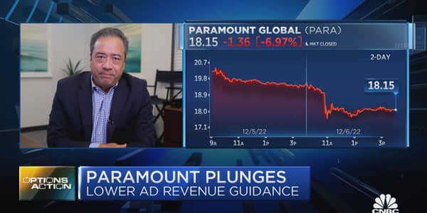 Options Action: Digging on on Paramount