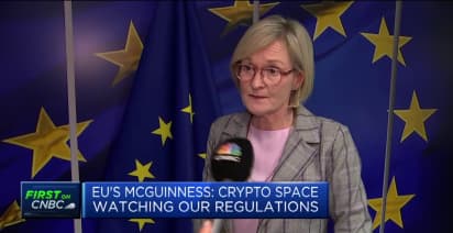 We have to work with rest of the world on crypto, EU’s McGuinness says