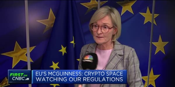 We have to work with rest of the world on crypto, EU’s McGuinness says