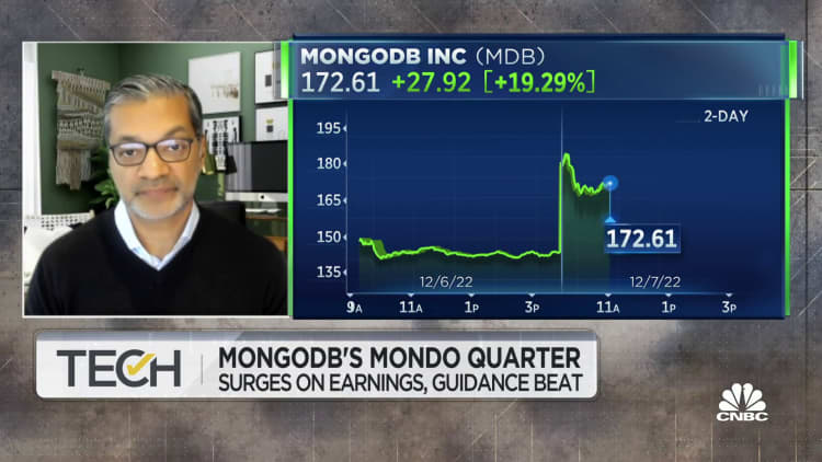 We're seeing a lot of momentum from the hyperscalers, says MongoDB CEO