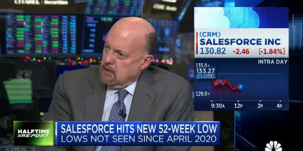The Salesforce departures are worrisome, says CNBC's Jim Cramer
