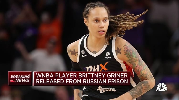 WNBA star Brittney Griner released from Russian prison