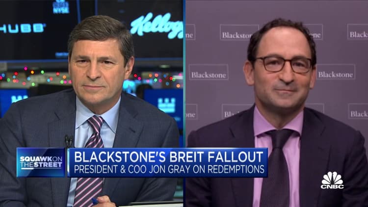 Blackstone chief defends actual property fund amid rush for withdrawals