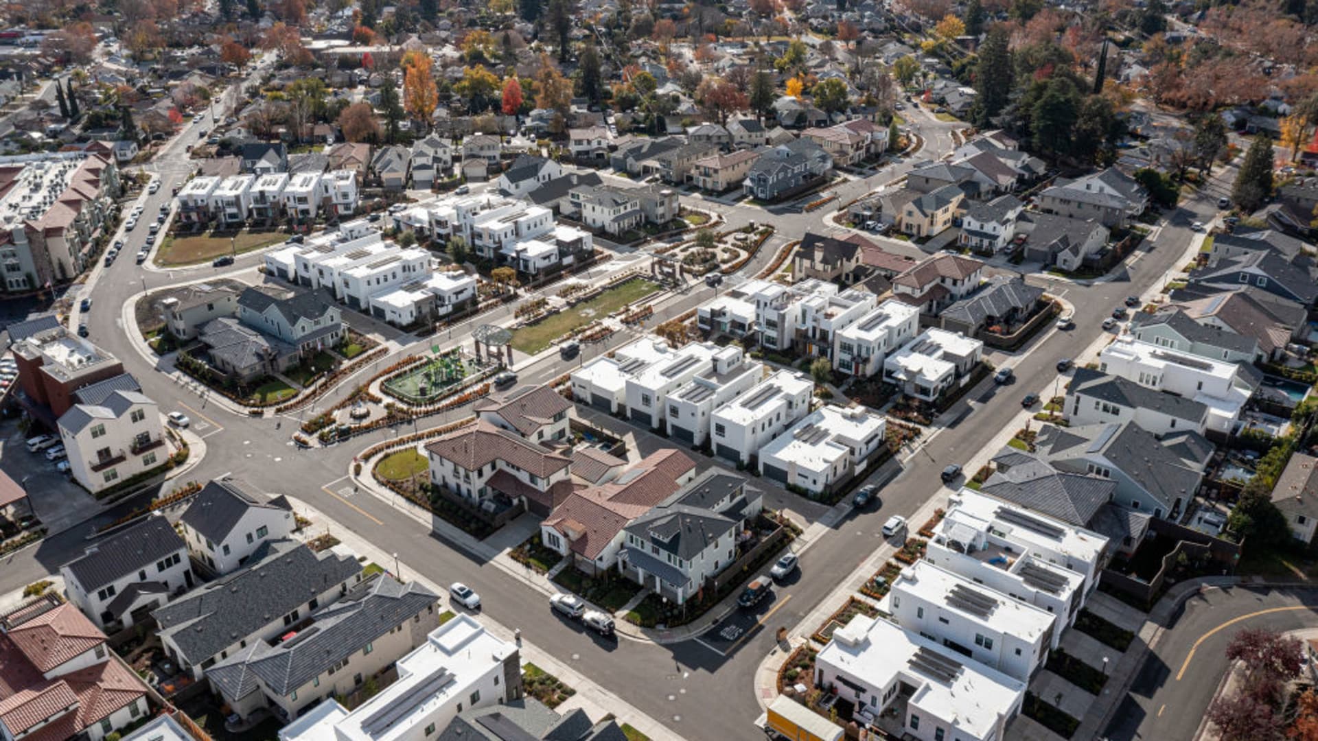 Homes in Sacramento, California, US, on Monday, Dec. 5, 2022.
