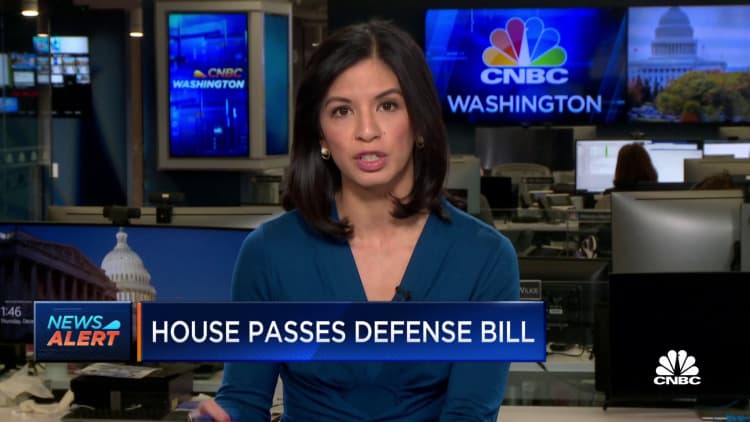House passes monolithic  $858 cardinal  defence  bill, sends it to the Senate