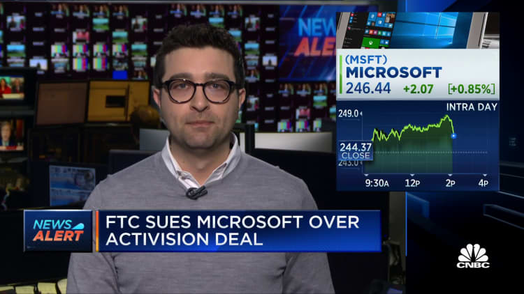 FTC is suing Microsoft over proposed Activision deal
