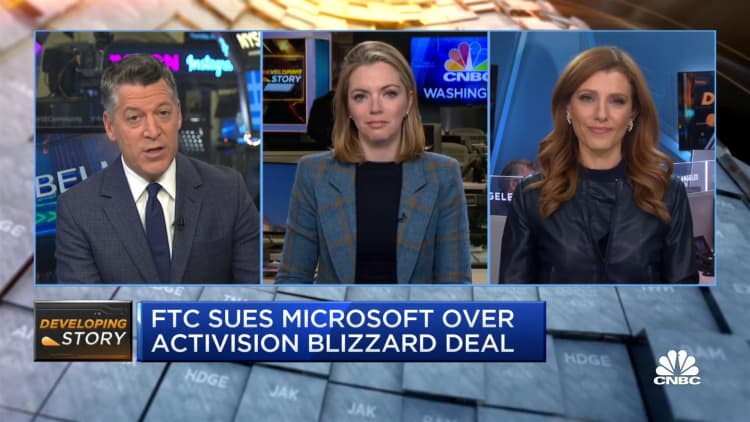 FTC sues Microsoft’s over acquisition of Activision Blizzard