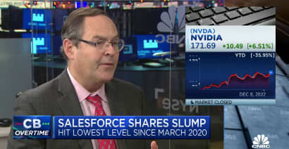 Cerity's Jim Lebenthal on the Salesforce slump: It may be time to sell now