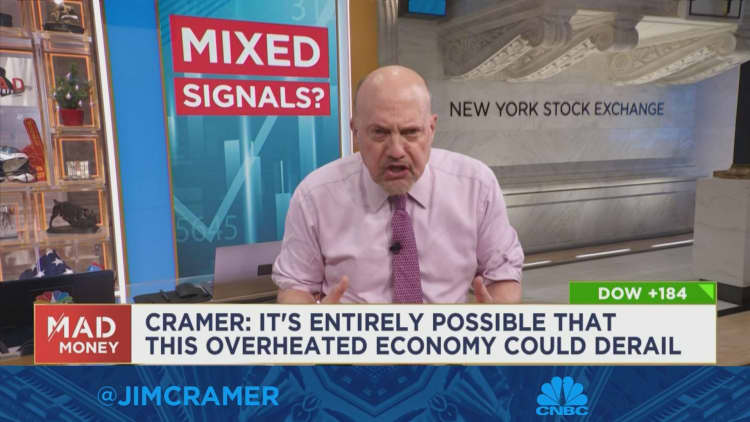 Jim Cramer explains why he's not playing the recession prediction 'parlor game'