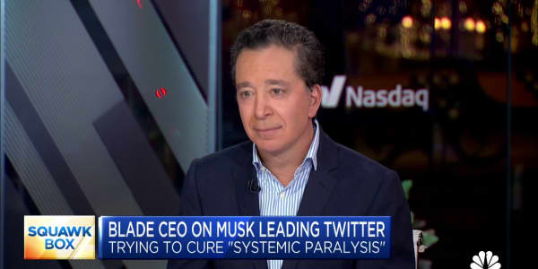 Elon Musk has the attributes to succeed at Twitter restructuring, says Blade CEO