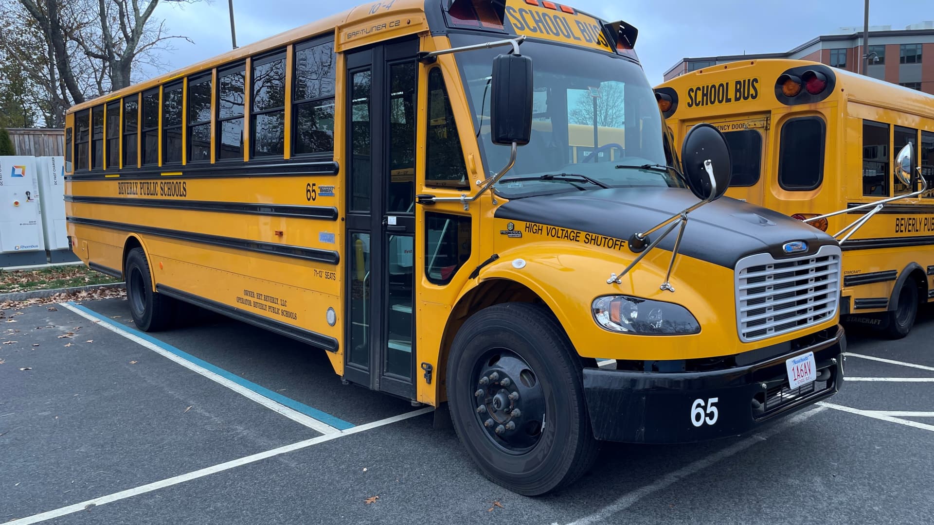 Electric school buses are giving kids a cleaner, but costlier, ride to class