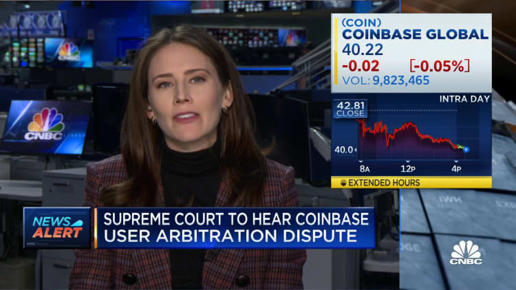 Supreme Court to Hear Coinbase User Arbitration Dispute