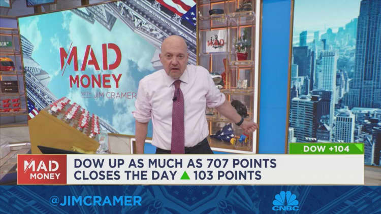 Jim Cramer gives his take on the cooler-than-expected November CPI data