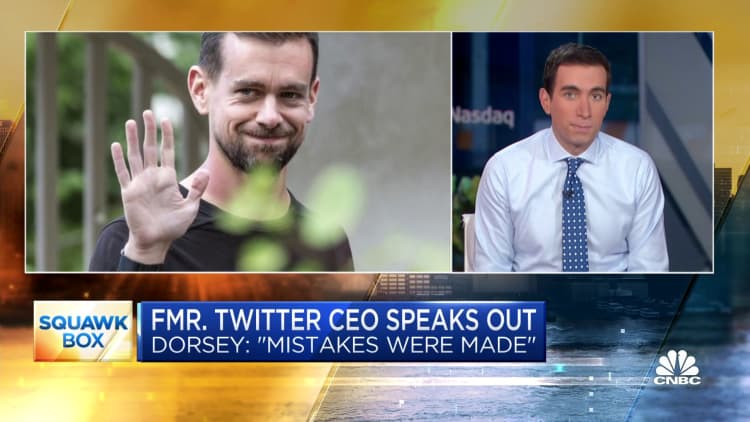 Former Twitter CEO Jack Dorsey said, 'Mistakes were made'