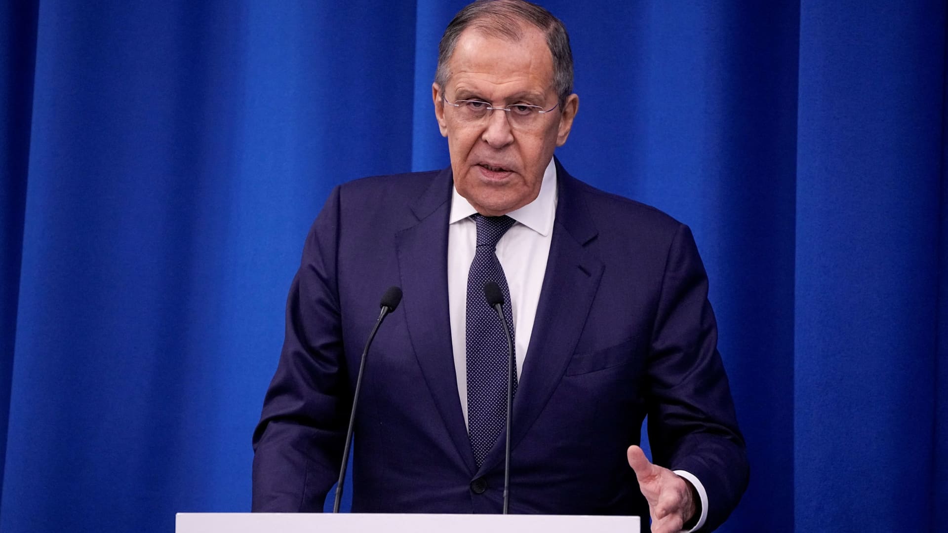 Russian Foreign Minister Sergei Lavrov said everyone wants the conflict in Ukraine to end, but what matters to Russia is the outcome of the war, not the duration.