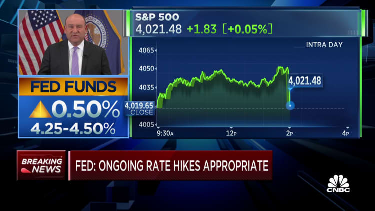 Reserva Federal aumenta taxas de juro em 50 pontos base