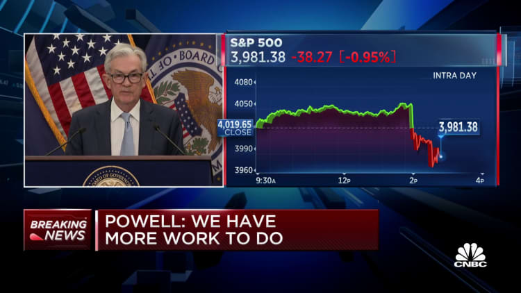 Labor market could come back in to balance with moderately low rates of unemployment, says Fed Chair Powell