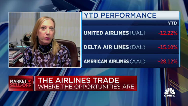 Cowen's Helen Baker says airlines are already anticipating a recession
