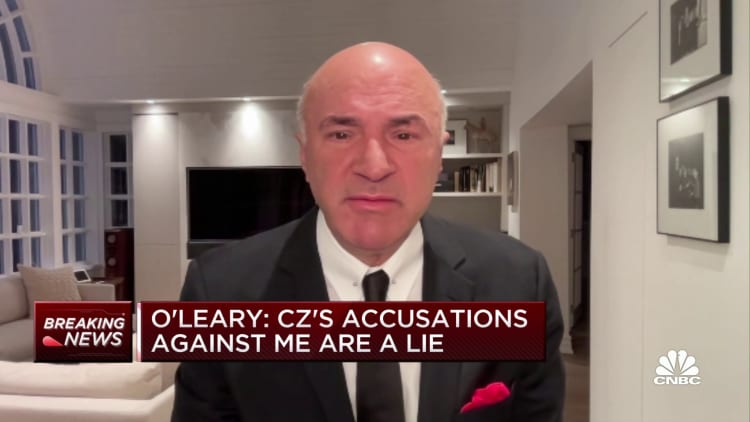 Kevin O'Leary responde a las críticas del CEO de Binance, Zhao: Sus acusaciones en mi contra son una mentira