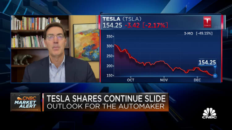 El principal problema que enfrenta Tesla, dice Tony Sacconaghi de Bernstein, es la caída de la demanda.