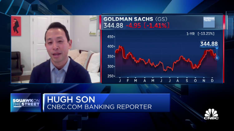 Goldman Sachs planlegger å kutte 8 % av ansatte i januar