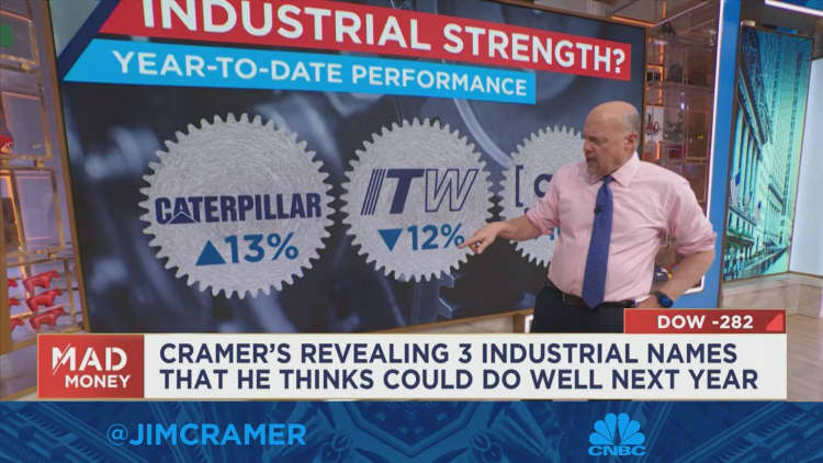 Jim Cramer says he likes these three industrial stocks heading into 2023