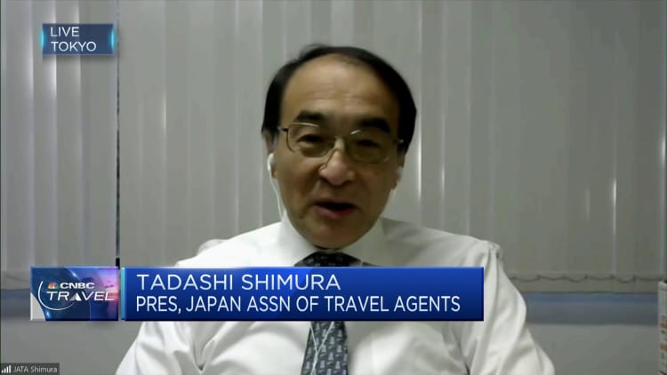 Quienes viajan a Japón en este momento son 'en su mayoría personas ricas', dice la Asociación de Agentes de Viajes de Japón.