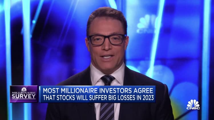 Millionaires view stocks as the greatest threat to wealth
