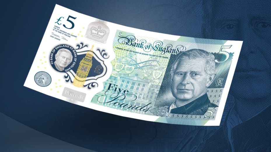 The Bank of England has released images of the new banknotes that will featured King Charles III's portrait.