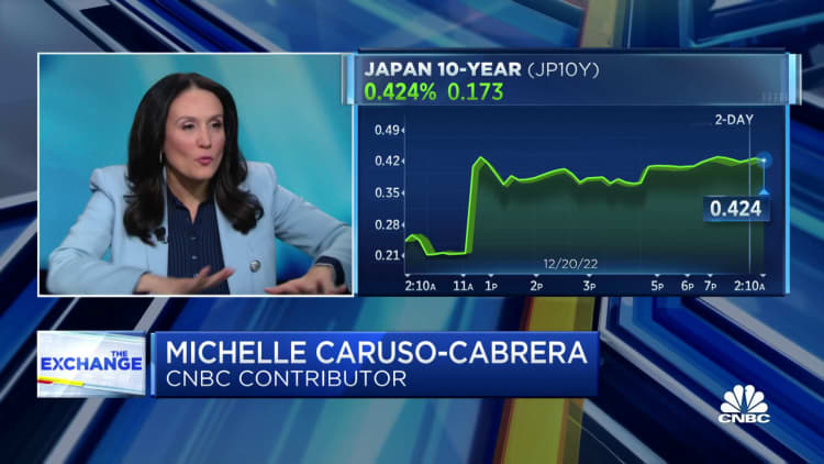 Higher yields in Japan could cause them to leave the market, says Michelle Caruso-Cabrera