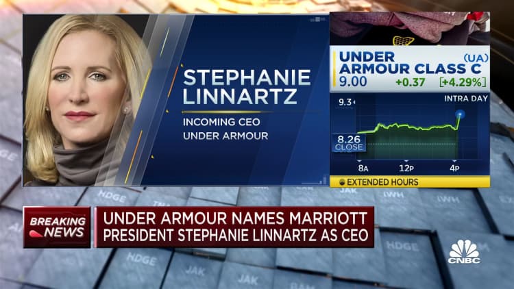 Underneath Armour picks new CEO: Marriott government Stephanie Linnartz