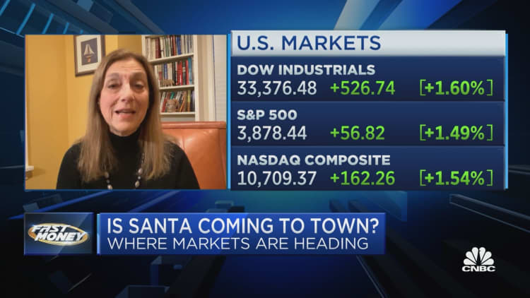 Expect the Santa Claus rally to last into January: Essex Investment's Nancy Prial