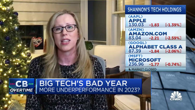 'Tech is dead' narrative will only last short term until 2023, says SVB's Shannon Saccocia