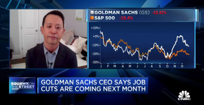 Goldman Sachs CEO says jobs cuts are coming next month