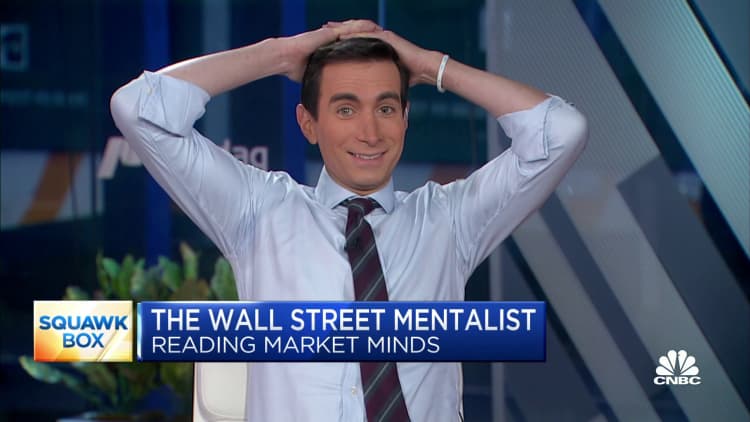 The 'Wall Street' mentalist stuns the 'Squawk Box' crew with market magic