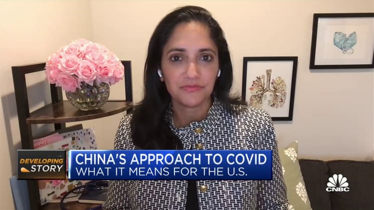 Dr. Kavita Patel szerint Kína lakossága „petri-csésze” a Covid számára