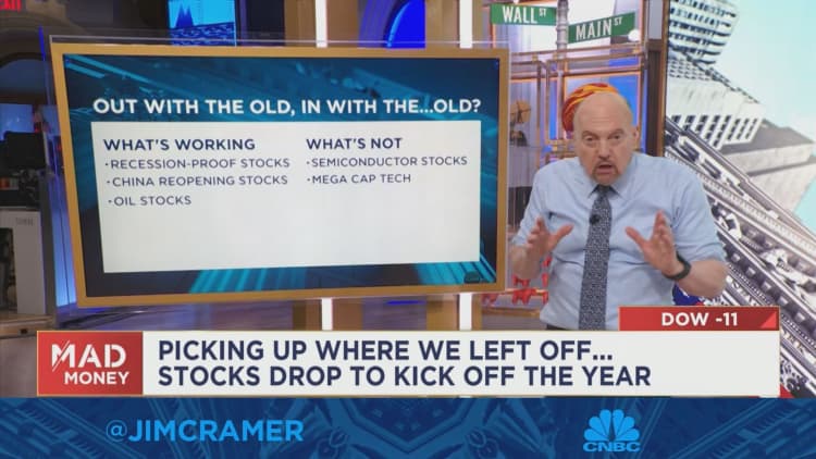 Jim Cramer on the stocks that performed well going into the winter holiday season