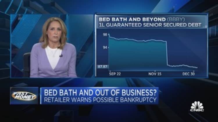 What Bed Bath and Beyond's bankruptcy warning could mean for meme stocks
